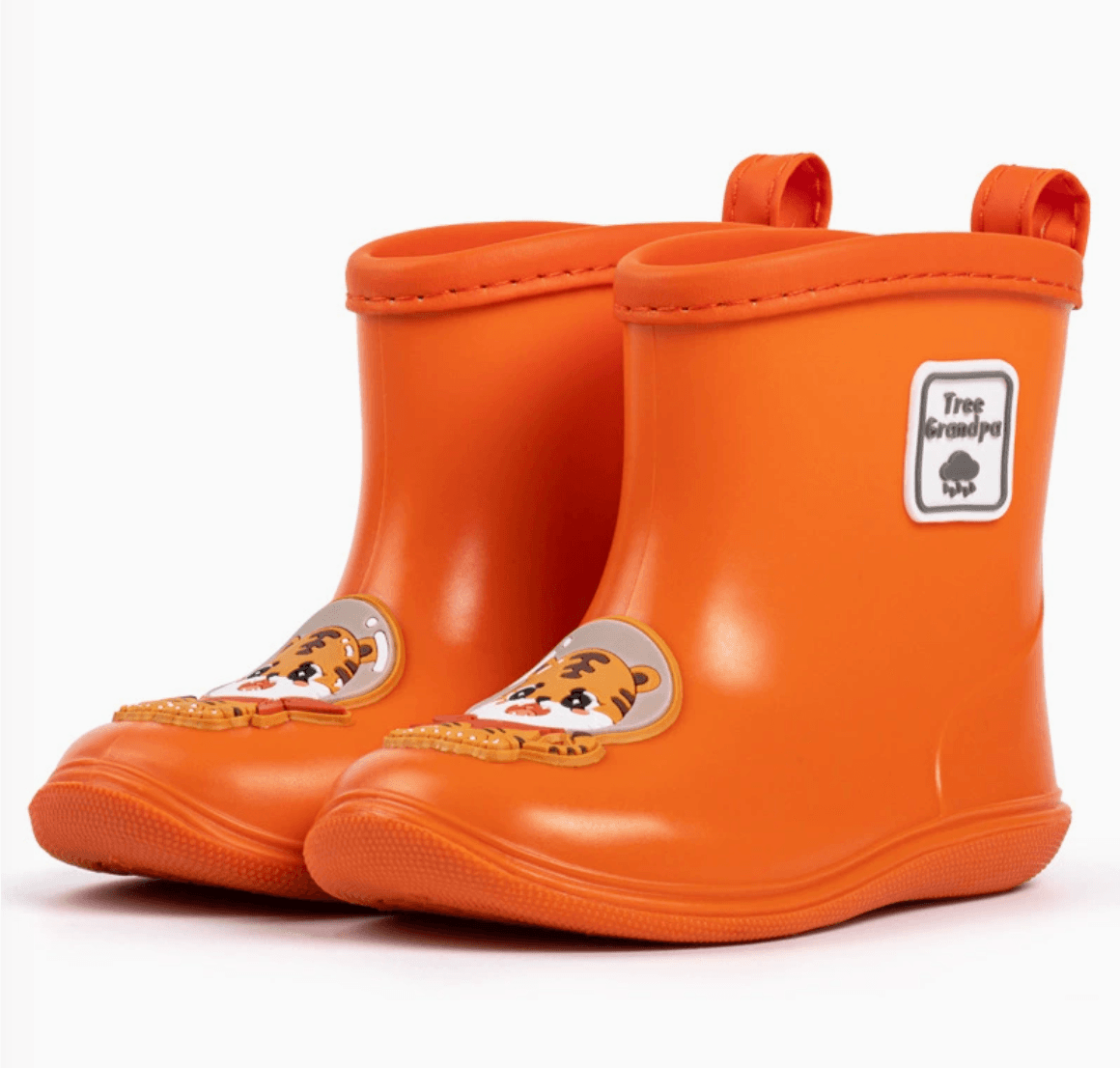 Rainboots with Pattern in Tiger